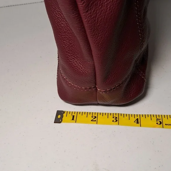 The Sak Burgundy Leather Tote Bag - Picture 8 of 9